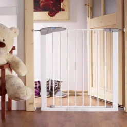 Lindam 04442801 - Sure Shut Axis Tuerschutzgitter, Verstellbreite Von 75-82 Cm 138cm Mit Verlae Ngerung , Weiß