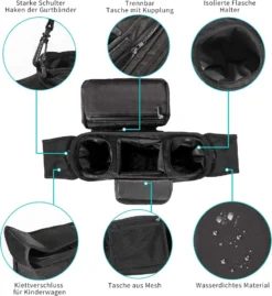Baby Kinderwagen Organizer Universal Mit Isolierten Getränkehalter/Becherhalter, Buggy Kinderwagentasche Baby Zubehör -lionelo || HAUCK || Kinderkraft Verkäufe 48b52df3fa8cd6a147f58a980ddb0a55
