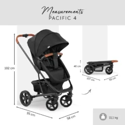 Hauck Pacific 4 Shop N Drive Caviar -lionelo || HAUCK || Kinderkraft Verkäufe 4d07874337126bf3209cc9daf003539f