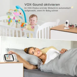 BOIFUN Babyphone Mit Kamera 3,2 Zoll Baby Monitor Mit Talkback Und Temperaturüberwachung Nachtsichtkamera Wiegenlied Fütterung Alarm VOX Lange Akkulaufzeit -lionelo || HAUCK || Kinderkraft Verkäufe 4dda2bec714c71e0f4a353104baca8db