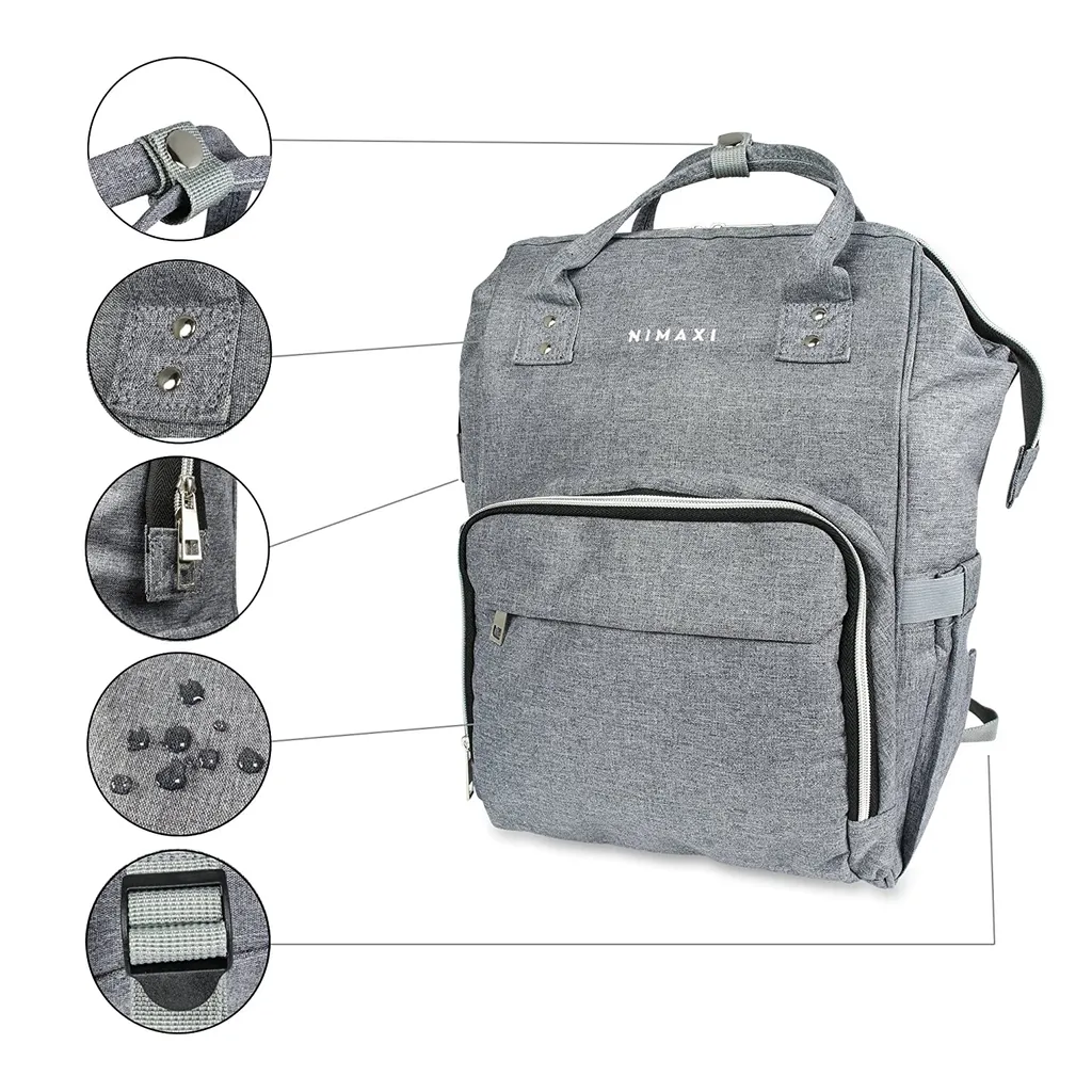 NIMAXI Wickeltasche Mit Wickelunterlage 5 NIMAXI Wickeltasche Mit Wickelunterlage – Bild 5