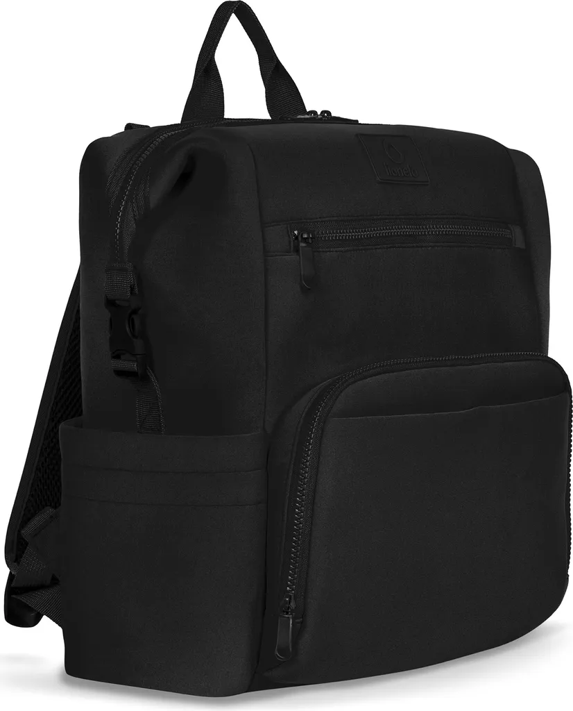 Lionelo Cube Rucksack, Baby Tasche, Wickeltasche, Babysachen, Leicht, Für Spaziergänge Und Reisen Mit Baby, 12 Taschen, Strapazierfähig, Wasserdicht, Wasserabweisend, Thermotasche, Möglichkeit Ihn Am Kinderwagen Zu Befestigen, 36x36x23cm 4 Lionelo Cube Rucksack, Baby Tasche, Wickeltasche, Babysachen, Leicht, Für Spaziergänge Und Reisen Mit Baby, 12 Taschen, Strapazierfähig, Wasserdicht, Wasserabweisend, Thermotasche, Möglichkeit Ihn Am Kinderwagen Zu Befestigen, 36x36x23cm - Image 4