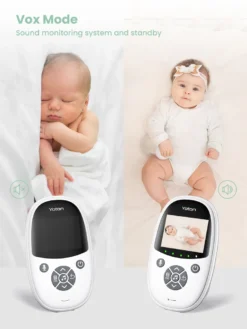 Yoton YB01 Babyphone Mit Kamera - Wireless Baby Monitor - 2,4-Zoll-Smart Baby Monitor Mit LCD-Bildschirm - Nachtsicht Baby Monitor - Temperaturüberwachung - 8 Schlaflieder - Zwei-Wege-Audio - Baby Monitor -lionelo || HAUCK || Kinderkraft Verkäufe 4f9f0bfe49d31e4680bb8b22c71a9e6a