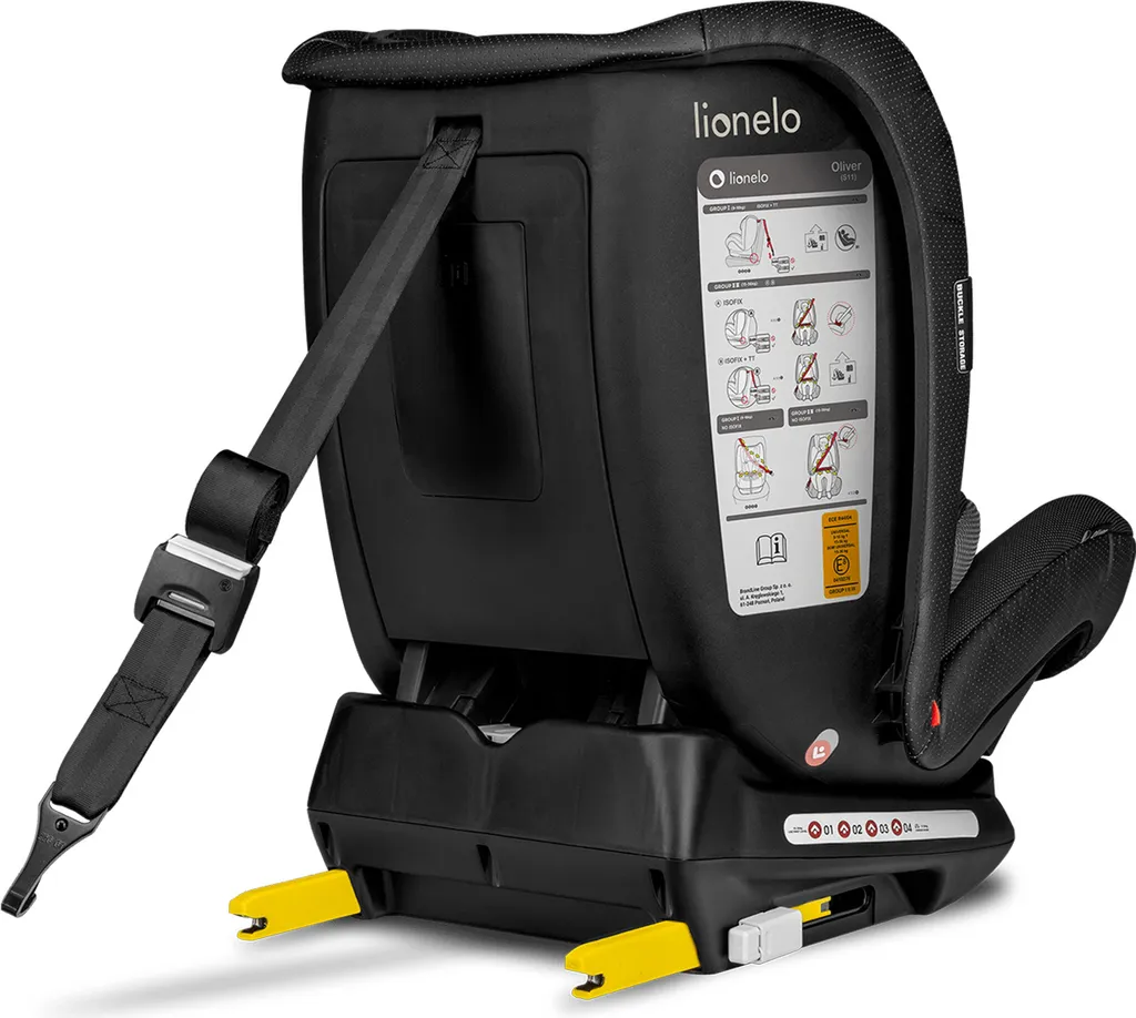 Lionelo Oliver Kindersitz 9-36kg Kindersitz Isofix Top Tether Seitenschutz 5 Punkt Gurt Rückenlehnenverstellung Kopfstützenverstellung Reduktionseinlage ECE R44 04 8 Lionelo Oliver Kindersitz 9-36kg Kindersitz Isofix Top Tether Seitenschutz 5 Punkt Gurt Rückenlehnenverstellung Kopfstützenverstellung Reduktionseinlage ECE R44 04 - Image 8