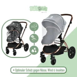 FableKids 3in1 Kombi-Kinderwagen Reisebuggy Inkl. Auto- Babyschale Buggy Faltbar Rosé Gold / Schwarz -lionelo || HAUCK || Kinderkraft Verkäufe 529139d70e7cf7d786d76ae8b173bddb
