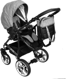 LUXUS Kombi Kinderwagen 3 In 1 Komplettset - NEU Mit Kunstlederelementen Und Luftreifen Silber -lionelo || HAUCK || Kinderkraft Verkäufe 52e57eb1b9c287a8c771c6e7f2416501