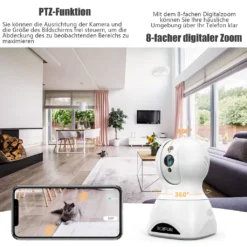 Boifun Babyphone 5MP Überwachungskamera Wlan PTZ 350° |100°, 2-Wege-Audio, Bewegungserkennung, Gesichtserkennung, Schallerkennung, Push-Benachrichtigungen, Arbeitet Mit Alexa, Mobile App Steuerung -lionelo || HAUCK || Kinderkraft Verkäufe 52f3006549c1aa761530984935e32ceb