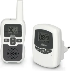 Alecto Baby DBX-80 - Babyphone Mit Reichweite Von Bis Zu 3.000 Metern, Weiß/anthrazit Babyphone Babyphone Bayw1120
