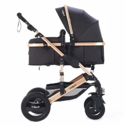 Daliya® 3in1 Kinderwagen Bambimo Kombikinderwagen 15-Teile Set In Schwarz Gold Incl. Babywanne & Buggy & Auto-Babyschale & Alu-Gestell & Gummireifen & Mehr -lionelo || HAUCK || Kinderkraft Verkäufe 555252c444894dbfcfd7469edeaa91b7 1
