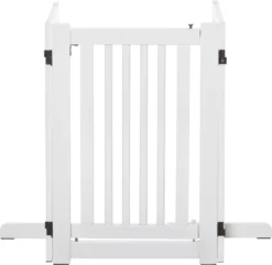 PawHut Absperrgitter Für Hunde Schutzgitter Hundegitter Türschutzgitter Weiß 155 X 1,5 X 76 Cm -lionelo || HAUCK || Kinderkraft Verkäufe 557acadb77b312fe690fa55d06a6f9d8