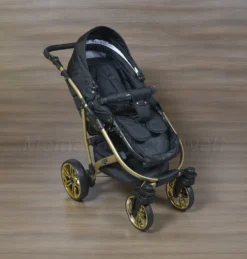 LUXUS Kombi Kinderwagen 3 In 1 Komplettset - Schwarz/gold R7 Gestell Gold -lionelo || HAUCK || Kinderkraft Verkäufe 57bc1d40220b641376cbbdcc07f3061a