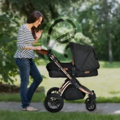 FableKids 3in1 Kombi-Kinderwagen Reisebuggy Inkl. Auto- Babyschale Buggy Faltbar Rosé Gold / Schwarz -lionelo || HAUCK || Kinderkraft Verkäufe 5c20c74bcc08d02f8c536c6f45df3b49