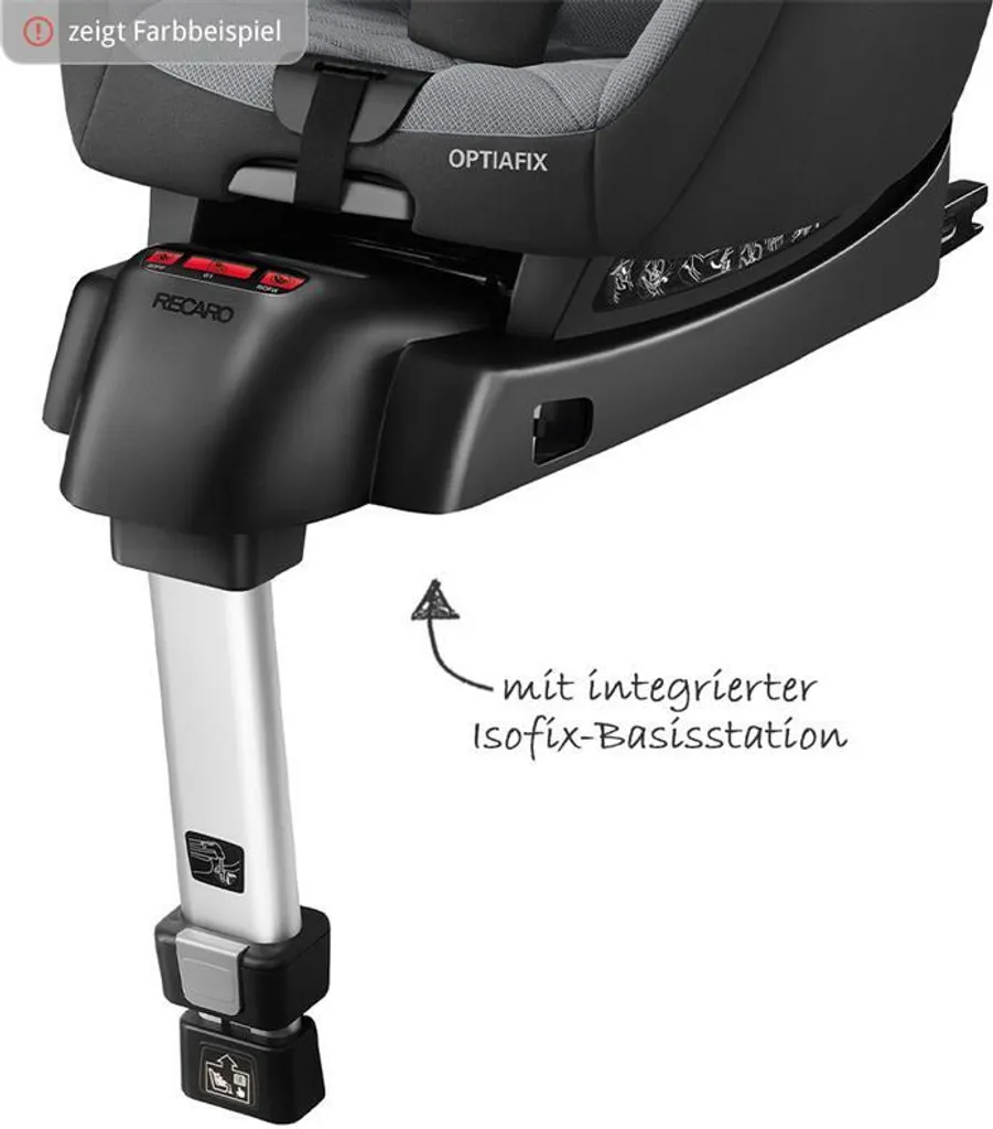 Recaro Kindersitz Optiafix Autokindersitz Autositz Kinderautositz Power Berry 10 Recaro Kindersitz Optiafix Autokindersitz Autositz Kinderautositz Power Berry - Image 10