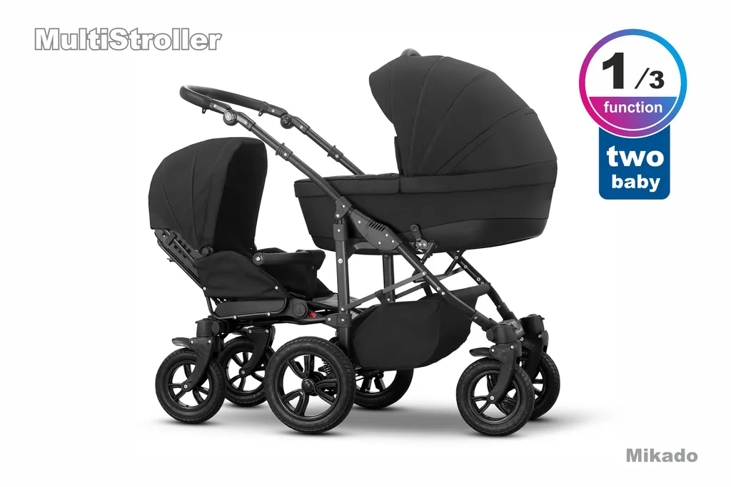 GroßhandelPL Mikado Multistroller Kinderwagen Der Geschwisterwagen Jahr Für Jahr - 3in1-203 4 GroßhandelPL Mikado Multistroller Kinderwagen Der Geschwisterwagen Jahr Für Jahr - 3in1-203 – Bild 4