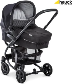 Hauck Malibu 4, Betthimmel, Reisesystem-Babywagen, Beide Geschlechter, Feste Räder, Faltbar, Schwarz, Silber -lionelo || HAUCK || Kinderkraft Verkäufe 5ffc6b293a0ff36a77793eb34c5675b3