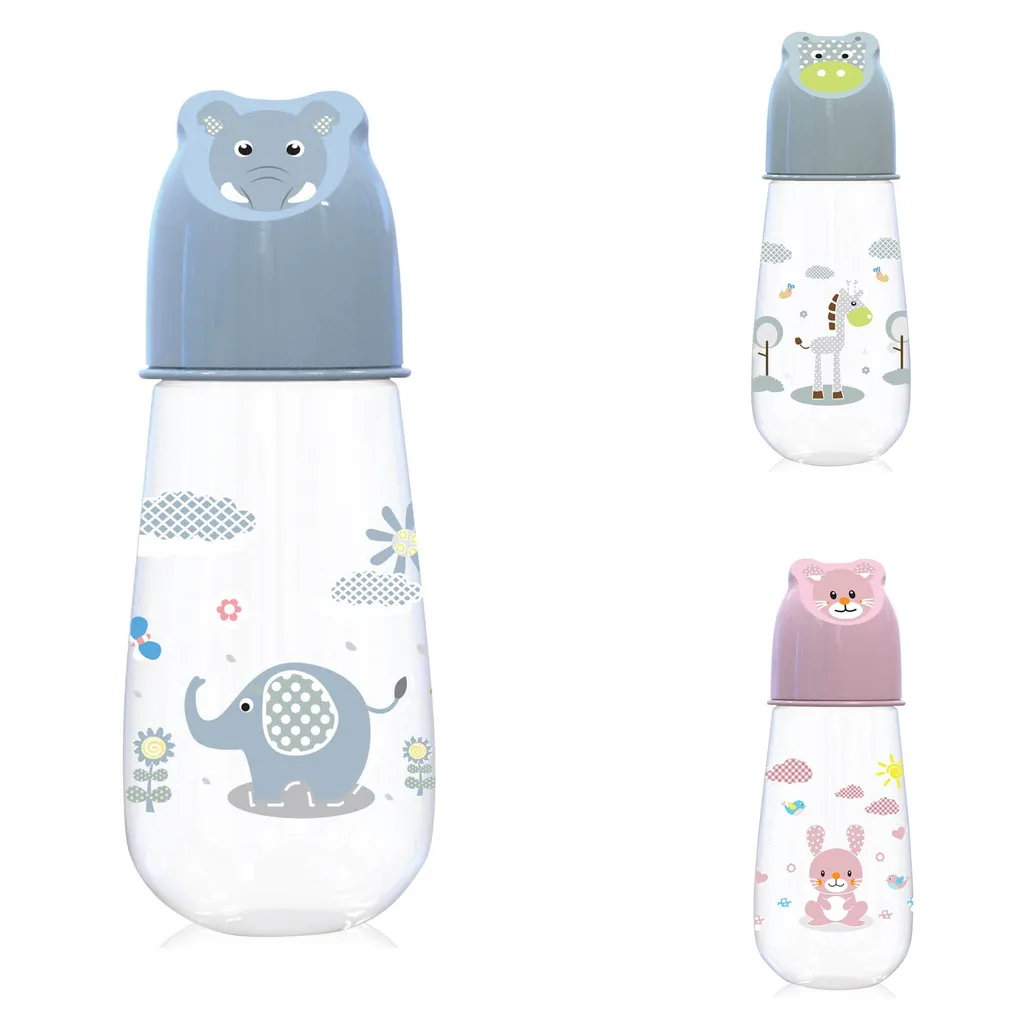 Baby Care Babyflasche 125 Ml, Motivdeckel, Silikonsauger Der Größe 0+, Ab Geburt Blau 1 Baby Care Babyflasche 125 Ml, Motivdeckel, Silikonsauger Der Größe 0+, Ab Geburt Blau