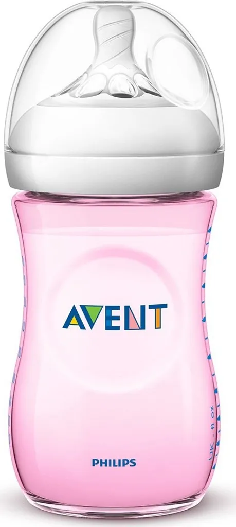 PHILIPS AVENT PHILIPS SCF034 / 17 Natural 2.0 Babyflasche - 260ml - Rosa 1 PHILIPS AVENT PHILIPS SCF034 / 17 Natural 2.0 Babyflasche - 260ml - Rosa