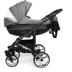 LUXUS Kombi Kinderwagen 3 In 1 Komplettset - NEU Mit Kunstlederelementen Und Luftreifen Silber -lionelo || HAUCK || Kinderkraft Verkäufe 634a0dfc36a22c24e6205ad35f36eef1