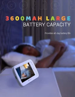 HeimVision Soothe 3 Video-Babyphone, HD 1080P, Nachtsicht, 5 Zoll Farbdisplay, 110 ° Weitwinkel, 2X Zoom, Temperatursensor, Gegensprechfunktion, Einschlaflieder, Reichweite Bis Zu 300m, Weiß -lionelo || HAUCK || Kinderkraft Verkäufe 63e9077fd8a34899cbe6c19bb81071ac