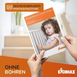 Kidimax® Treppenschutzgitter 75-84 Cm, Ohne Bohren, Türschutzgitter Für Kinder, Hunde Und Katzen, Mit Auto-Close & Keep-Open Funktion, Treppengitter Weiß -lionelo || HAUCK || Kinderkraft Verkäufe 6446eef3aa321787b6142558c62741ac 1