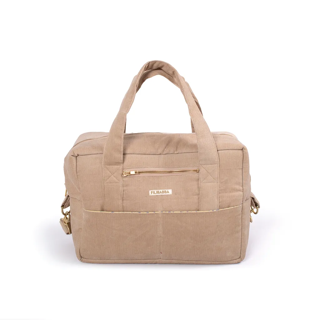 Filibabba Wickeltasche Kinderwagen - Waschbar - Doeskin 1 Filibabba Wickeltasche Kinderwagen - Waschbar - Doeskin