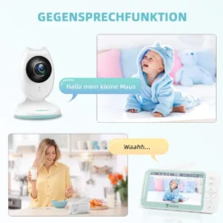 HeimVision Babyphone Mit Kamera, 4,3'' LCD Babyphone Video Baby Monitor Mit Nachtsicht, Baby Überwachung Mit Gegensprechfunktion, Temperaturüberwachung, Schlaflieder -lionelo || HAUCK || Kinderkraft Verkäufe 65c129002ef9adc5823d0b003cbec700