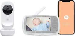Motorola VM44 Babyphone Mit Camera, App Und Schwenk-& Zoomfunktion, Baby Monitor Mit 4.3 Zoll Display, Wireless Digital HD Video Mit Wi-Fi - 300 M Reichweite -lionelo || HAUCK || Kinderkraft Verkäufe 6627b61820fea0d1119d6add75ffa7bf