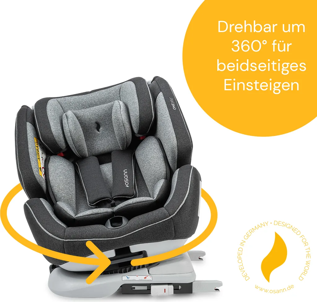 Osann Baby- Und Kindersitz ONE360° Universe Grey Mit ISOFIX 16 Osann Baby- Und Kindersitz ONE360° Universe Grey Mit ISOFIX - Image 16