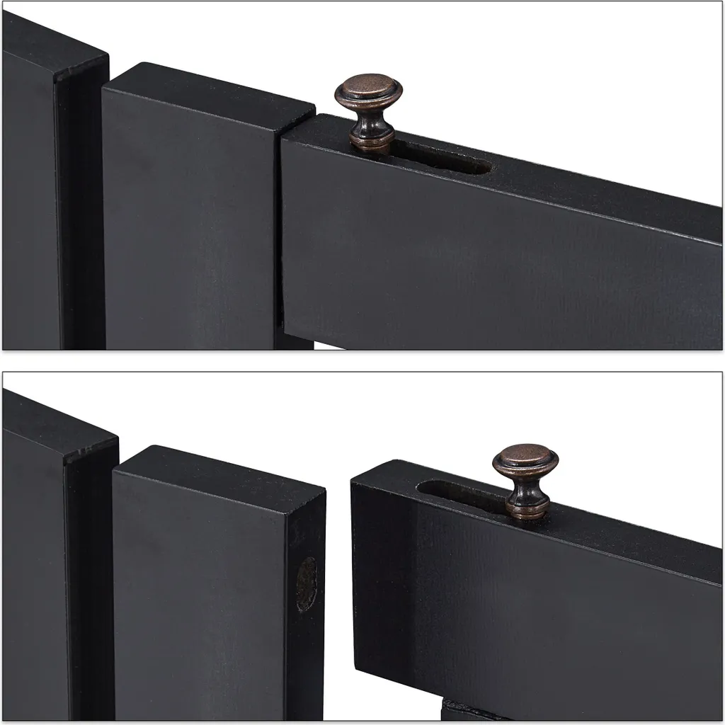 Relaxdays Schwarzes Absperrgitter Mit Tür 92 Cm 7 Relaxdays Schwarzes Absperrgitter Mit Tür 92 Cm – Bild 7