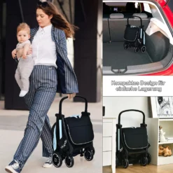 COSTWAY Buggy Zusammenklappbar Mit 5-Punkt-Gurt Verstellbare Rückenlehne & Sonnenverdeck Kinderwagen (Blau) -lionelo || HAUCK || Kinderkraft Verkäufe 6c28f01019ffe78bd7b7ef6cc896a643