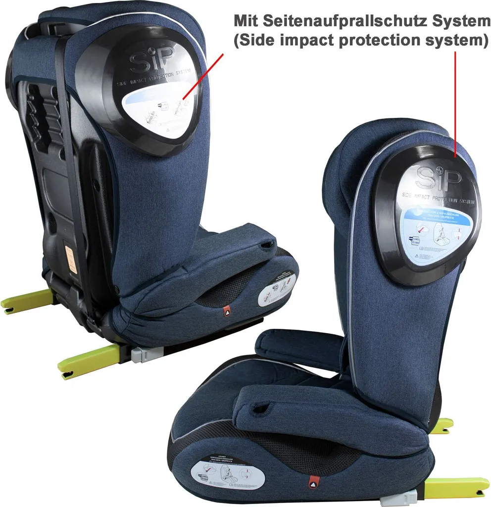 XOMAX A23 Auto Kindersitz Mit ISOFIX (Gruppe II, III) 15 - 36 Kg, Farbe:grey-black-sls 6 XOMAX A23 Auto Kindersitz Mit ISOFIX (Gruppe II, III) 15 - 36 Kg, Farbe:grey-black-sls - Image 6