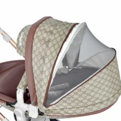 Daliya® TURNIYO 360° Premium 2in1 Kinderwagen Mit Sportsitz & Babywanne Buggy Kombikinderwagen (Braun Mit Motiv) -lionelo || HAUCK || Kinderkraft Verkäufe 709050399380796a3feecddab6964e8f
