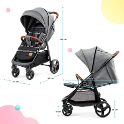Kinderkraft Buggy Grande Grau -lionelo || HAUCK || Kinderkraft Verkäufe 719e48a6ada86dbb612144b7316292d1