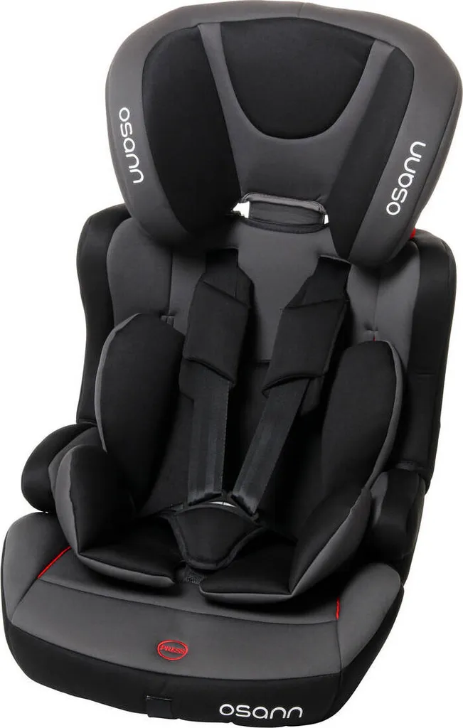 Osann Kindersitz Lupo Isofix Nero - 9 Bis 36 Kg (8 Monaten Bis 12 Jahren) - Befestigungsart: Isofix Und 3-Punkt-Gurt - Grau , Schwarz 1 Osann Kindersitz Lupo Isofix Nero - 9 Bis 36 Kg (8 Monaten Bis 12 Jahren) - Befestigungsart: Isofix Und 3-Punkt-Gurt - Grau , Schwarz