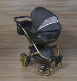 LUXUS Kombi Kinderwagen 3 In 1 Komplettset - Schwarz/gold R7 Gestell Gold -lionelo || HAUCK || Kinderkraft Verkäufe 7503b7ab4da7f6b3b81aa3eb1686d23e