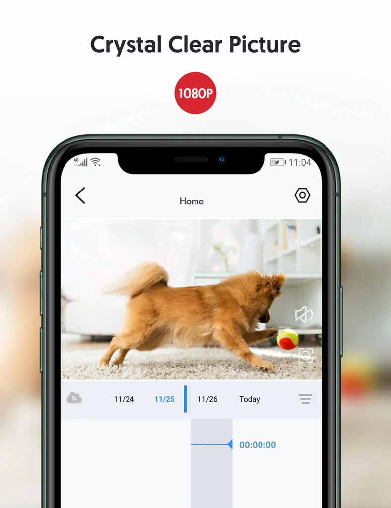 Victure Babyphone Mit Kamera Wlan 1080P Baby Monitor Surveillance Camera Indoor Mit Nachtsicht, 2-Wege-Audio, Bewegungs- Und Geräuscherkennung Für Haussicherheit 5 Victure Babyphone Mit Kamera Wlan 1080P Baby Monitor Surveillance Camera Indoor Mit Nachtsicht, 2-Wege-Audio, Bewegungs- Und Geräuscherkennung Für Haussicherheit - Image 5