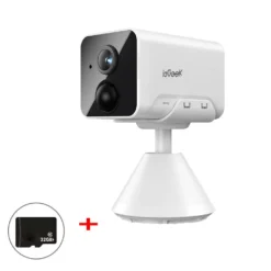 IeGeek Babyphone 1080P Mit SD Karte 32GB, Wlan Baby Monitor Mit Nachtsicht, 2-Wege-Audio, Bewegungs Und Geräuscherkennung, Mobile App Steuerung, Überwachungskamera Innen Für Haussicherheit