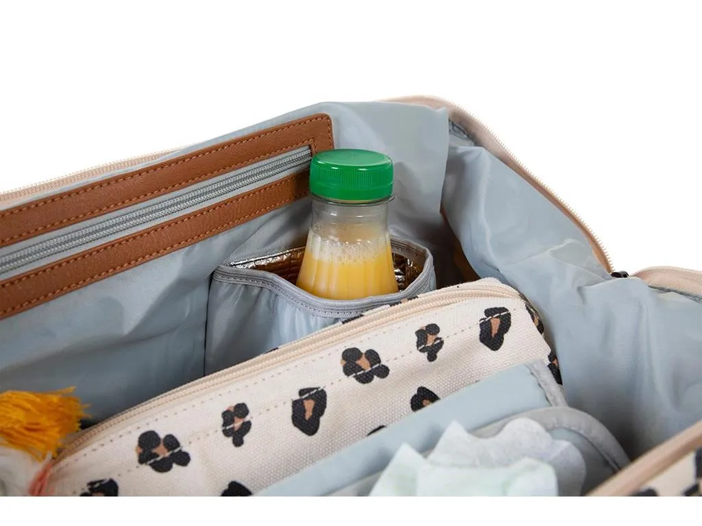 Childhome Mommy Bag Gross Canvas Leopard; Cwmbbleo 8 Childhome Mommy Bag Gross Canvas Leopard; Cwmbbleo - Image 8