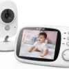 BOIFUN Babyphone Mit Kamera 3,2 Zoll Baby Monitor Mit Talkback Und Temperaturüberwachung Nachtsichtkamera Wiegenlied Fütterung Alarm VOX Lange Akkulaufzeit