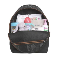 Badabulle Wickelrucksack Casual & Go - Schwarz/ Karamel, 21l Fassungsvermögen, 24x16x26cm - B043030 -lionelo || HAUCK || Kinderkraft Verkäufe 80444dc24612d6446e01a90d199b5474