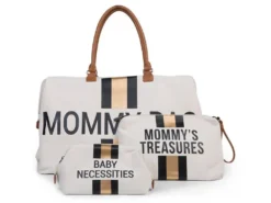 Childhome Mommy Bag Gross Canvas Offwhite Stripes Black/Gold -lionelo || HAUCK || Kinderkraft Verkäufe 81861174063f8bc7606964bb567b92f0