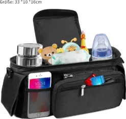 Baby Kinderwagen Organizer Universal Mit Isolierten Getränkehalter/Becherhalter, Buggy Kinderwagentasche Baby Zubehör -lionelo || HAUCK || Kinderkraft Verkäufe 81b2cc6fc28c014fd2c135a99bcd8f44