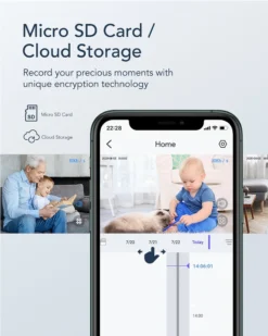 GNCC GC1 Babyphone Mit Kamera - 2MP Indoor WiFi Kamera 2.4G WiFi Für Kinder/Haustiere/Senioren Mit Monitor Und Geräuscherkennung - Nachtsicht - Zwei-Wege-Audio - Zwei Packs -lionelo || HAUCK || Kinderkraft Verkäufe 8285289f42bf9ea6bb3e973a584bfb4e