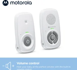 Motorola Nursery Baby Monitor - AM21 Audio - Weiß - Audioüberwachung - Hochempfindliches Mikrofon - ECO-Modus - DECT-Technologie - Bis Zu 300 Meter 17 Motorola Nursery Baby Monitor - AM21 Audio - Weiß - Audioüberwachung - Hochempfindliches Mikrofon - ECO-Modus - DECT-Technologie - Bis Zu 300 Meter -lionelo || HAUCK || Kinderkraft Verkäufe 848362af47a390806e8ece1b4ff6215b