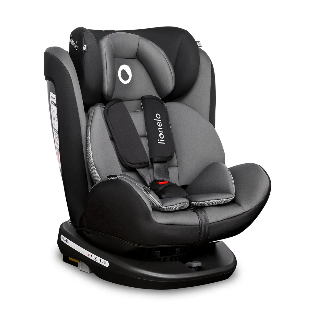 Lionelo Bastiaan Kindersitz 0-36 Kg ISOFIX 360° Autokindersitze Kinderautositze Gray-Schwarz 3 Lionelo Bastiaan Kindersitz 0-36 Kg ISOFIX 360° Autokindersitze Kinderautositze Gray-Schwarz - Image 3