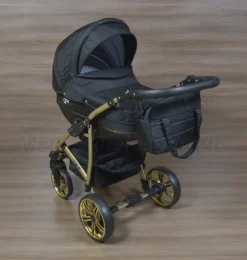 LUXUS Kombi Kinderwagen 3 In 1 Komplettset - Schwarz/gold R7 Gestell Gold -lionelo || HAUCK || Kinderkraft Verkäufe 893ee1a5be9c02ebd6ad8506b276bb9f