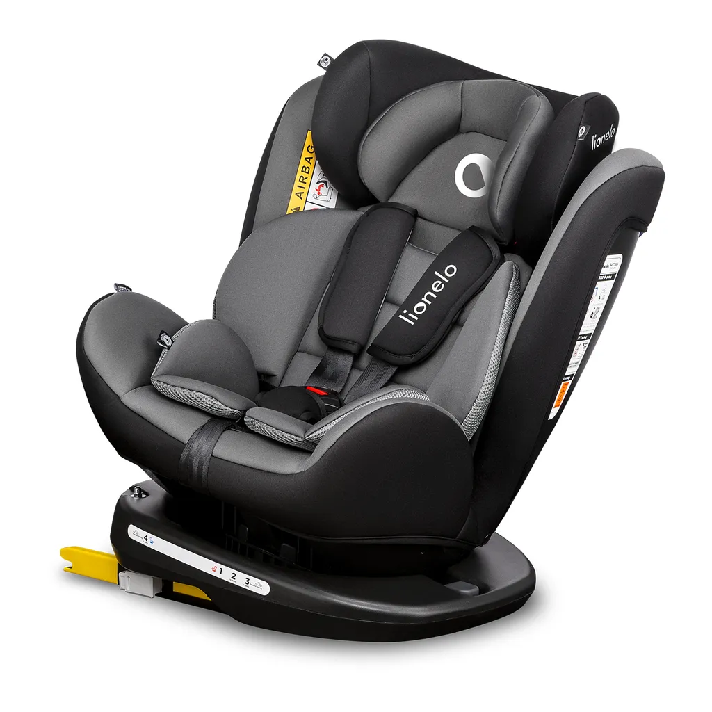 Lionelo Bastiaan Kindersitz 0-36 Kg ISOFIX 360° Autokindersitze Kinderautositze Gray-Schwarz 6 Lionelo Bastiaan Kindersitz 0-36 Kg ISOFIX 360° Autokindersitze Kinderautositze Gray-Schwarz - Image 6