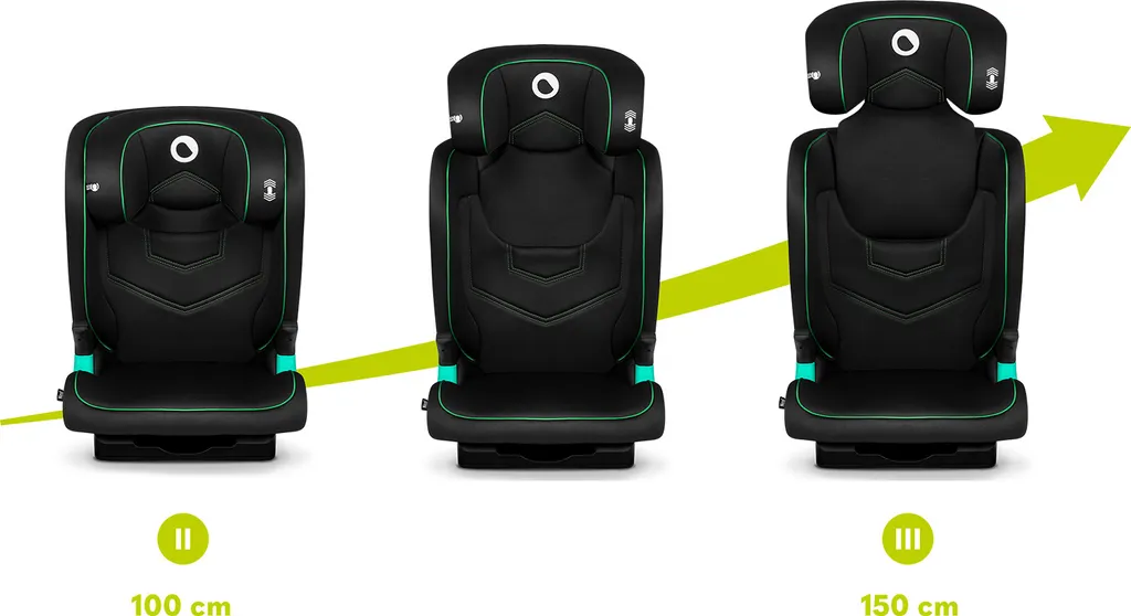 Lionelo Neal Kindersitz 15-36kg Kindersitz Isofix Seitenprotektoren Kennzeichnung I-Size 3-fach Verstellbare Rückenlehne Zusätzlicher Kopfschutz Schwartz 8 Lionelo Neal Kindersitz 15-36kg Kindersitz Isofix Seitenprotektoren Kennzeichnung I-Size 3-fach Verstellbare Rückenlehne Zusätzlicher Kopfschutz Schwartz - Image 8