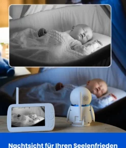 Babyphone Mit Kamera Proscenic BM300 1080P, 5" Babyphone Video,Reichweite 300M,beidseitige Audiofunktion, 3600mAh Akku Mit Lange Laufzeit Temperatur -lionelo || HAUCK || Kinderkraft Verkäufe 997cadab5e560fe1a79aea426073ad9a