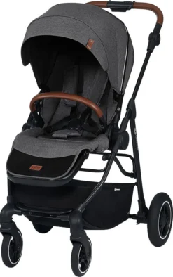 Kinderkraft Baby Kombi-Kinderwagen ALL ROAD, Grau Kombikinderwagen Babys 1. Jahr Kinderwagen Bayw1120